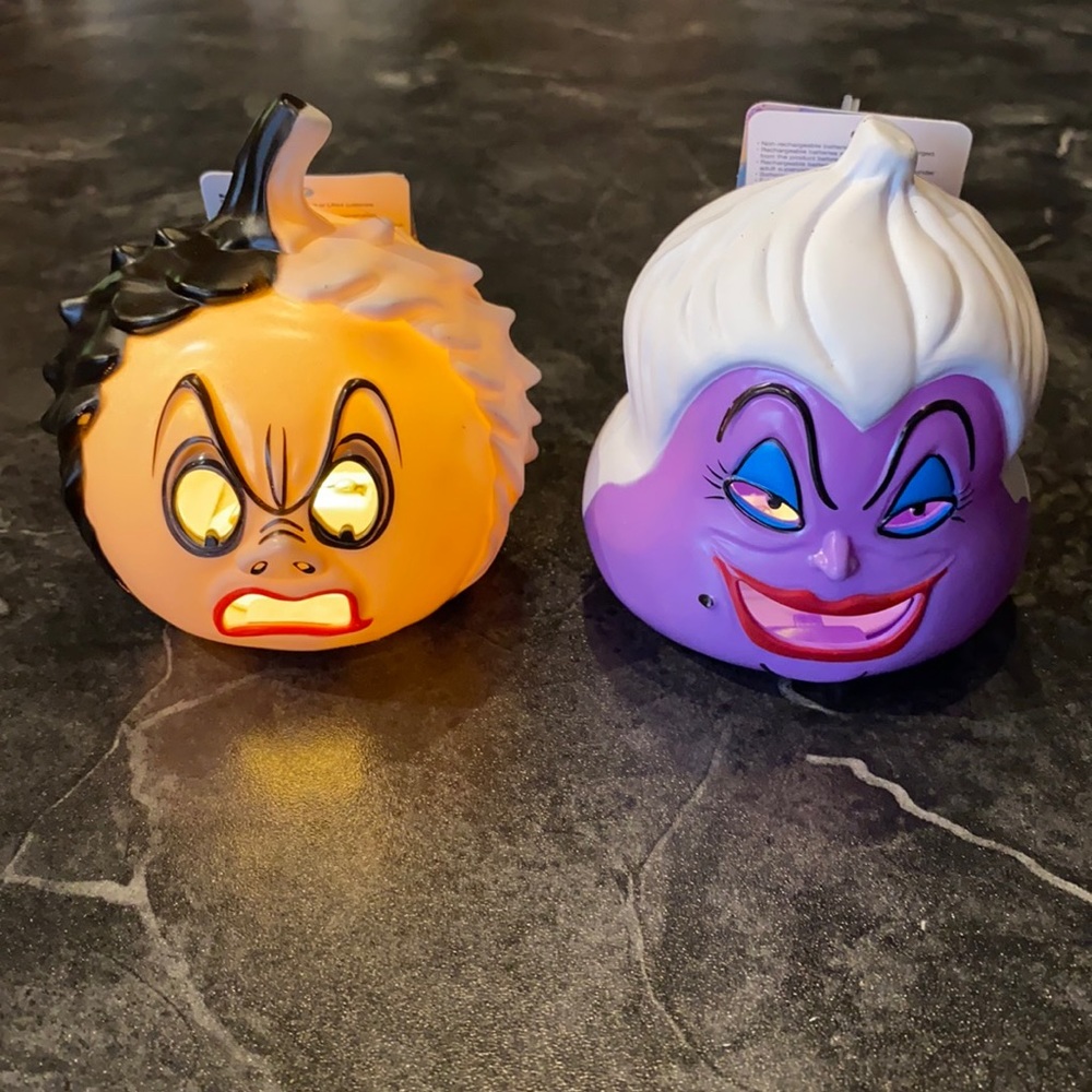 Disney Villains Mini Light Up Pumpkin Heads
